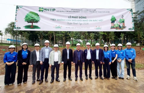 Ban Quản lý các Khu công nghệ cao và Khu công nghiệp Hà Nội phát động Tết trồng cây Xuân Bính Ngọ 2026