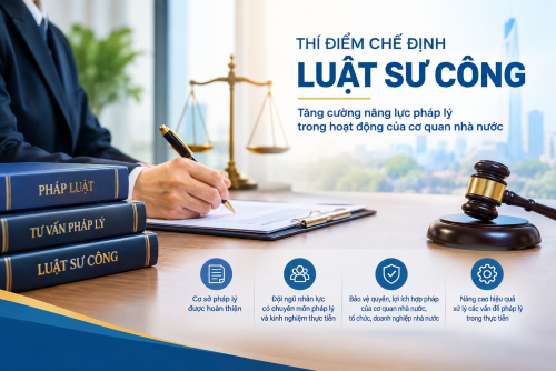 Thí điểm chế định luật sư công: Tăng cường năng lực pháp lý trong hoạt động của cơ quan nhà nước