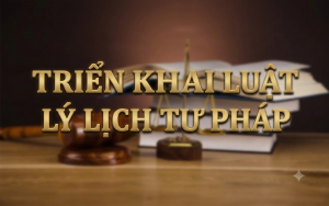 TRIỂN KHAI LUẬT LÝ LỊCH TƯ PHÁP ĐẨY MẠNH KHAI THÁC DỮ LIỆU ĐIỆN TỬ